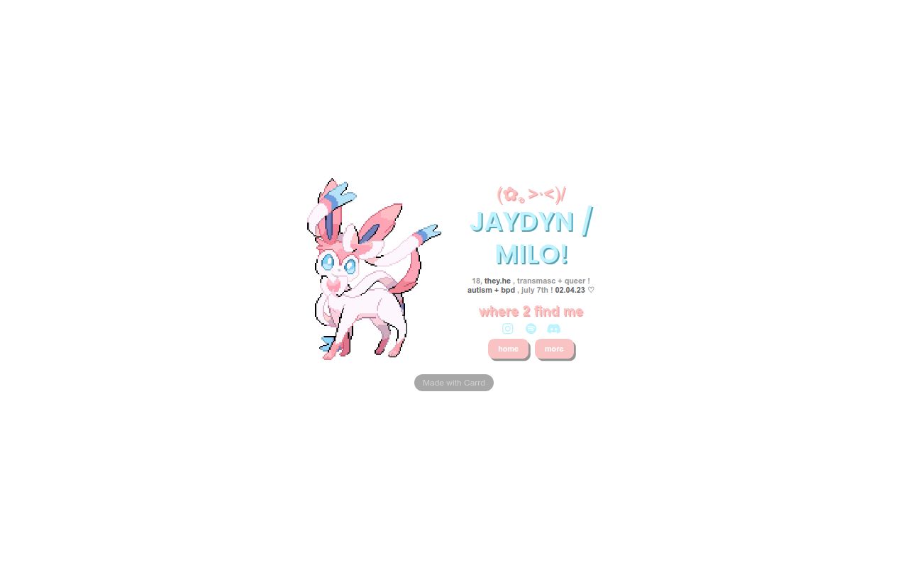 Carrd profile picture for @smothered